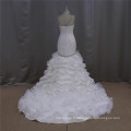 Organza Organza robe de mariée Ruffles jupe